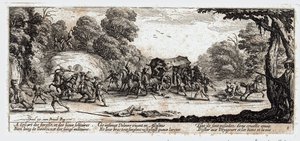 Les Miseres et les Malheurs de la Guerre ... (rycina) autorstwa Jacques Callot