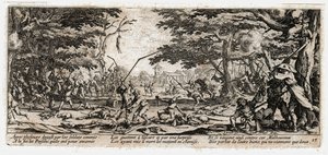 Nieszczęścia i nieszczęścia wojny... (rycina) autorstwa Jacques Callot