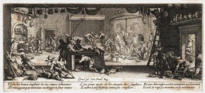 Nieszczęścia i nieszczęścia wojny... (rycina) autorstwa Jacques Callot