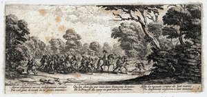 Nieszczęścia i nieszczęścia wojny... (rycina) autorstwa Jacques Callot