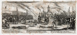 Nieszczęścia i nieszczęścia wojny... (rycina) autorstwa Jacques Callot