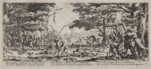 Nieszczęścia i nieszczęścia wojny (blad 17) autorstwa Jacques Callot