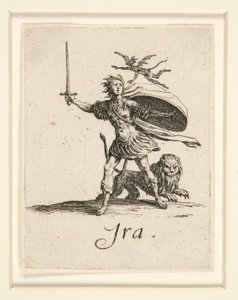 Siedem grzechów głównych: La Colere (Gniew) autorstwa Jacques Callot