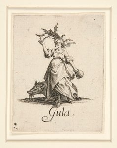 Siedem grzechów głównych: La Gourmandise (Obżarstwo) autorstwa Jacques Callot