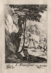 Pokutnicy: św. Francois autorstwa Jacques Callot