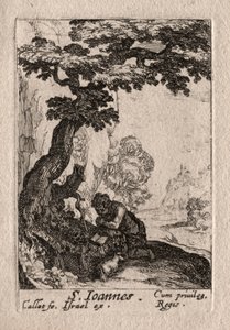 Pokutnicy: św. Jean Baptiste autorstwa Jacques Callot