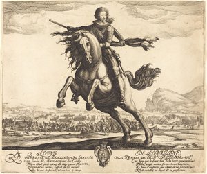 Ludwik Lotaryński, książę Phalsbourg autorstwa Jacques Callot