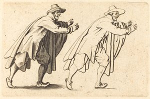 Człowiek poruszający się gwałtownie, 1622. autorstwa Jacques Callot