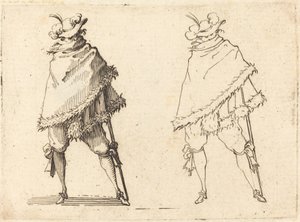 Człowiek owinięty płaszczem, ok. 1930 r. 1617. autorstwa Jacques Callot