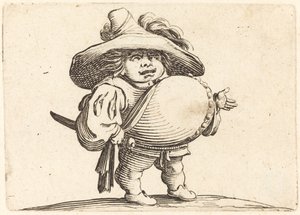 Mężczyzna z dużym brzuchem autorstwa Jacques Callot