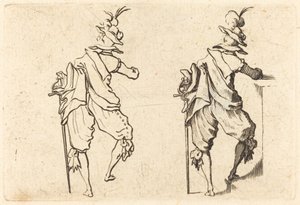 Człowiek z mieczem autorstwa Jacques Callot