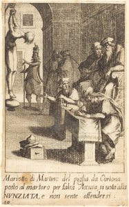 Mariotto di Martino autorstwa Jacques Callot