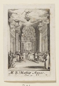 Apostoł Mateusz (Mathiae Appos.) autorstwa Jacques Callot