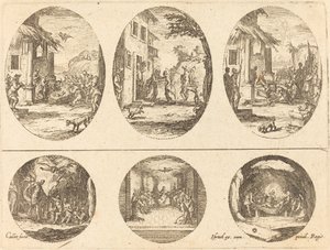 Tajemnice męki autorstwa Jacques Callot