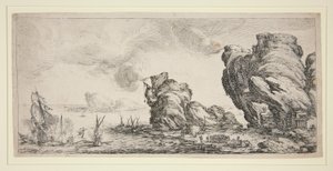Bitwa morska autorstwa Jacques Callot