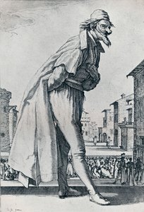 Nr IV.- Wielki Pantalon, c1620-1635, 1924 autorstwa Jacques Callot