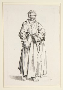 Jednooka kobieta z The Beggars (La borgnesse) autorstwa Jacques Callot