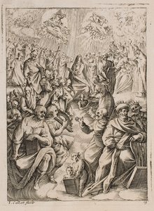 „Raj”, z cyklu „Obrazy Rzymu” autorstwa Jacques Callot
