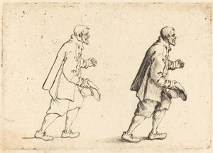 Chłop z Kapeluszem w Ręce autorstwa Jacques Callot
