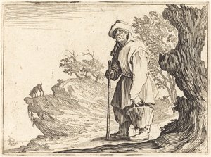 Chłop z workiem autorstwa Jacques Callot
