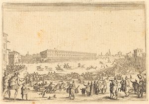 Piazza przy Porta al Prato autorstwa Jacques Callot