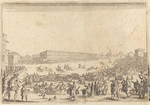 Piazza przy Porta al Prato autorstwa Jacques Callot
