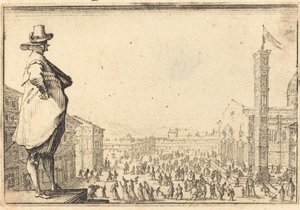 Piazza del Duomo, Florencja autorstwa Jacques Callot
