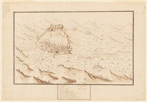 Planometryczny widok Gani autorstwa Jacques Callot