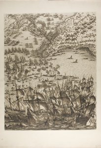 Płyta piąta z Oblężenia La Rochelle autorstwa Jacques Callot