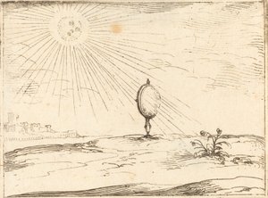 Promienie słońca. autorstwa Jacques Callot