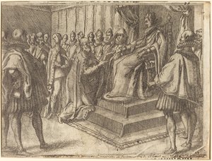 Przyjęcie Posła RP [recto] autorstwa Jacques Callot