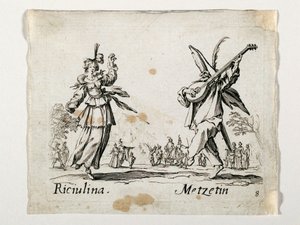 Riculina i Metzetin, postacie z Commedia dell