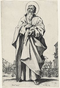 Św. Bartłomiej z Wielkich Apostołów, 1631 autorstwa Jacques Callot