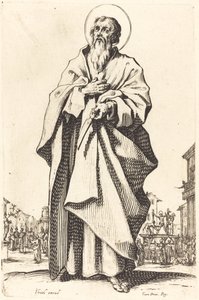 Św. Bartłomieja, opublikowany 1631. autorstwa Jacques Callot
