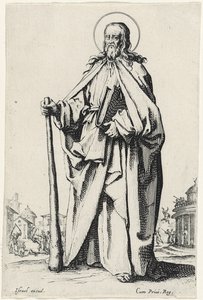 Św. Jakub Mniejszy z Les Grands Apôtres (Wielcy Apostołowie), 1631 autorstwa Jacques Callot