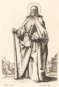 Święty Jakub Mniejszy, opublikowany 1631. autorstwa Jacques Callot