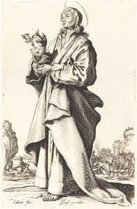 Św. Jan Ewangelista autorstwa Jacques Callot