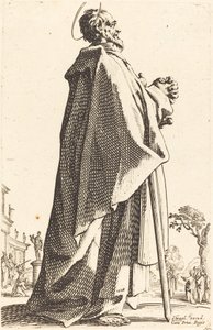 Św. Mateusz, opublikowany 1631. autorstwa Jacques Callot