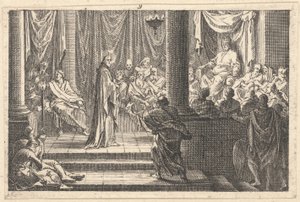 Scena z Męki Pańskiej (akwaforta) autorstwa Jacques Callot