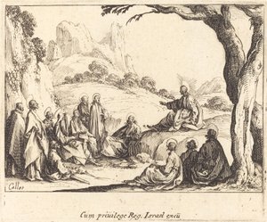 Kazanie na Górze autorstwa Jacques Callot