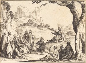 Kazanie na Górze autorstwa Jacques Callot