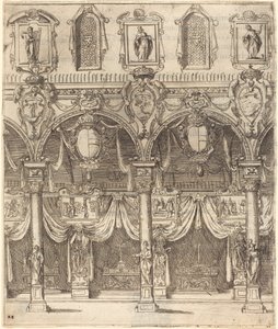 Nawa boczna San Lorenzo, Florencja autorstwa Jacques Callot