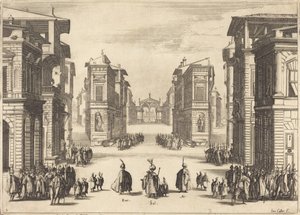 Sulejman, Akt I autorstwa Jacques Callot