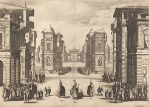 Sulejman, Akt I autorstwa Jacques Callot