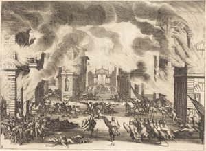 Sulejman, Akt V autorstwa Jacques Callot