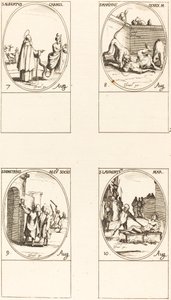 św. Alberta z Sycylii, karmelitanki; Św. Marinus; Św. Demetriusz i Towarzysze; Św autorstwa Jacques Callot