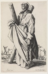 Święty Andrzej autorstwa Jacques Callot