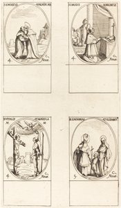 św. św. Karola Boromeusza; St. Vitalis i Agricola; św. Zachary i Elżbieta autorstwa Jacques Callot