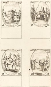 św. Nicefor; św. Nestora; św. Juliana; Tłumaczenie św. Augustyna autorstwa Jacques Callot