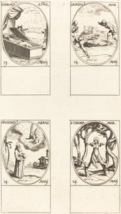 św. Serwacjusz; św. Bonifacego; św. Pachomiusz; Św. Korona autorstwa Jacques Callot
